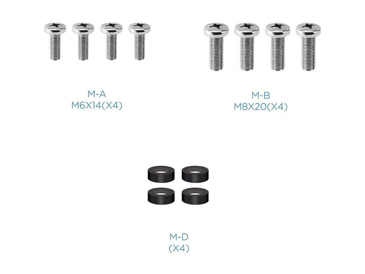 Soporte de TV TooQ LP6055TN-B 23''-55'' inclinable y pivotable negro