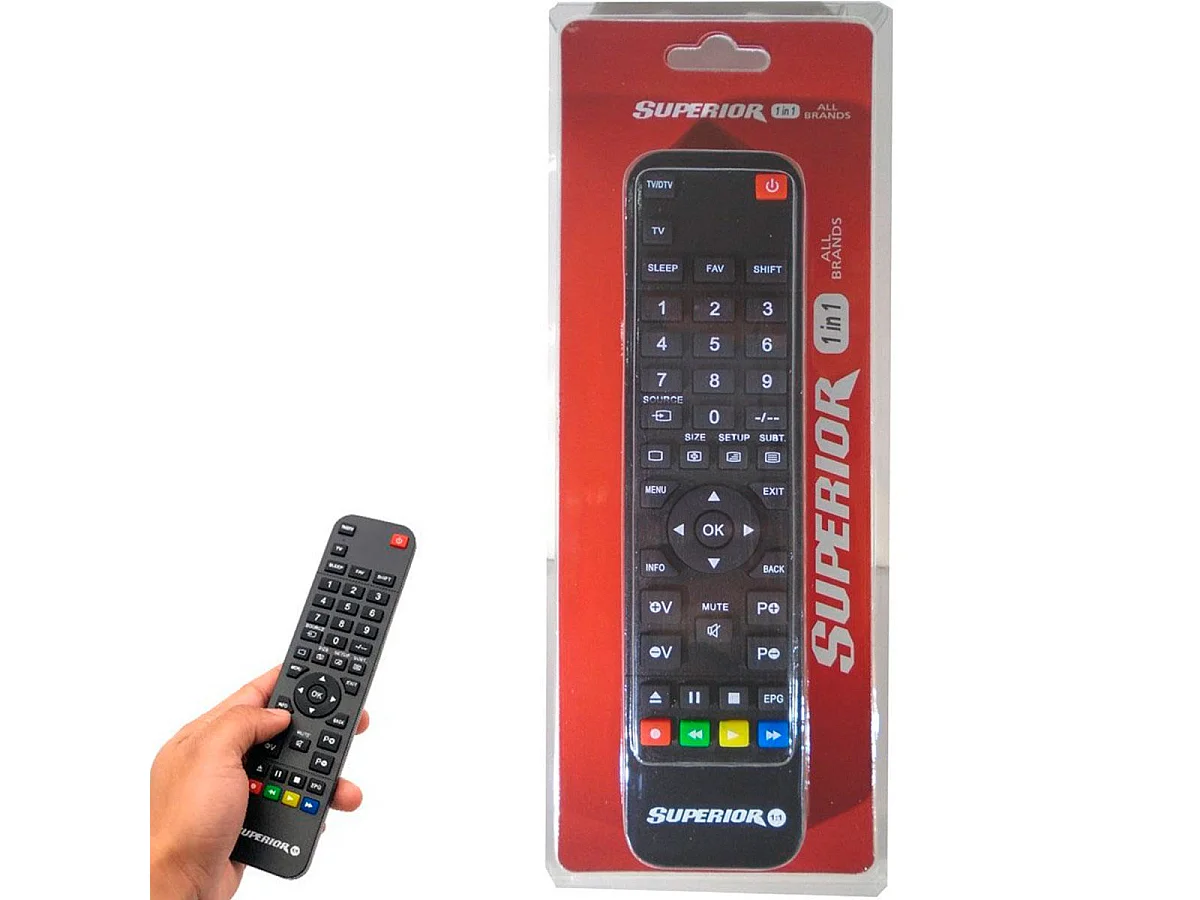 Mando de TV universal Superior negro
