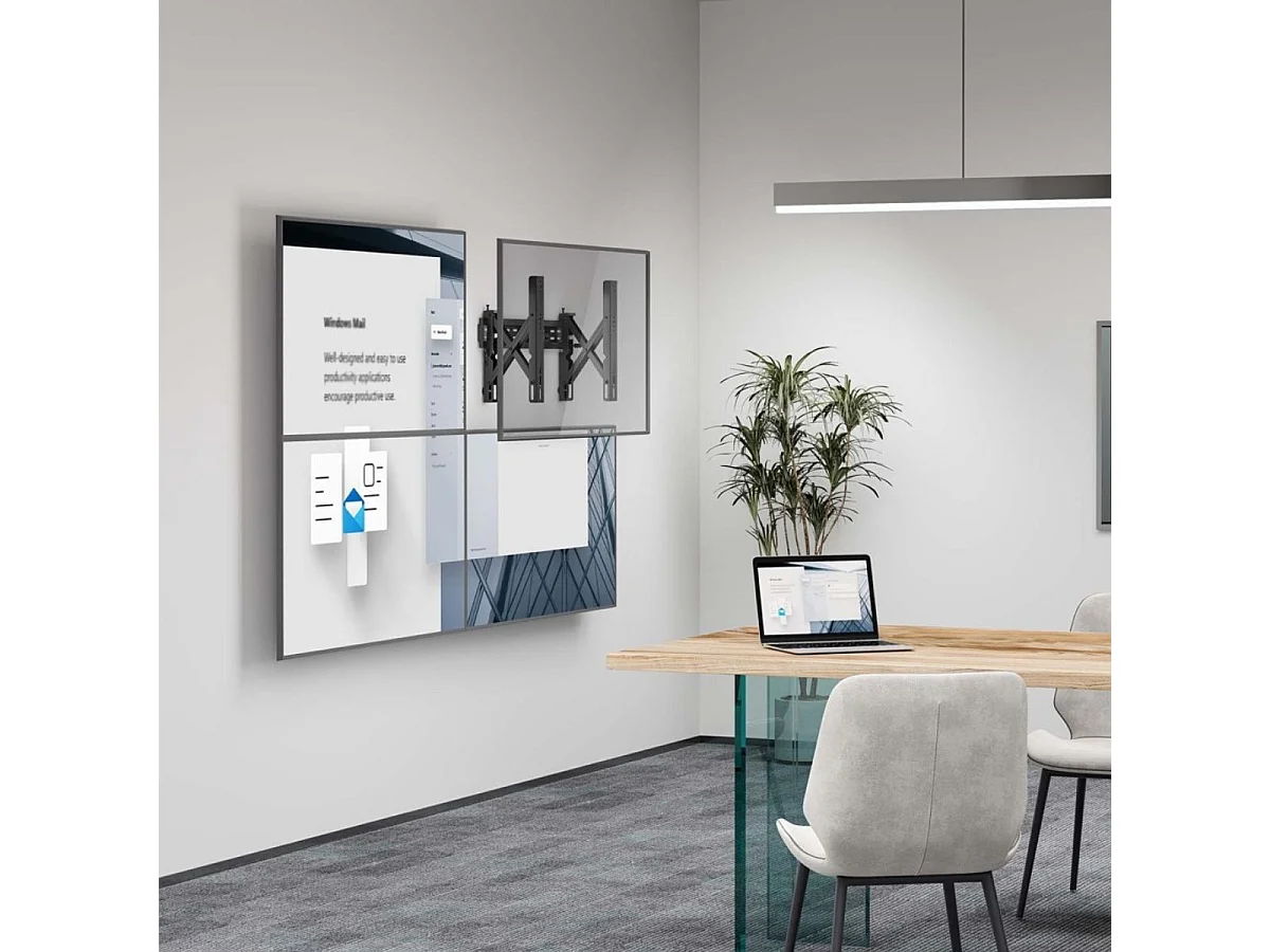 Soporte de TV fijo Aisens VW70LPO-255 extensible 37''-70'' negro 600x400 mm