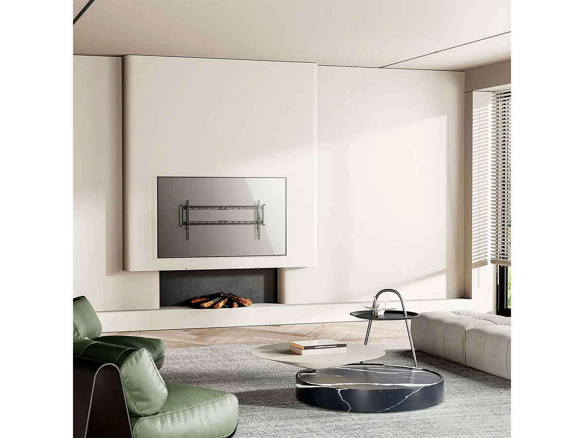 Soporte de TV fijo Aisens WT90F-235 43''-90'' compatible con monitores negro