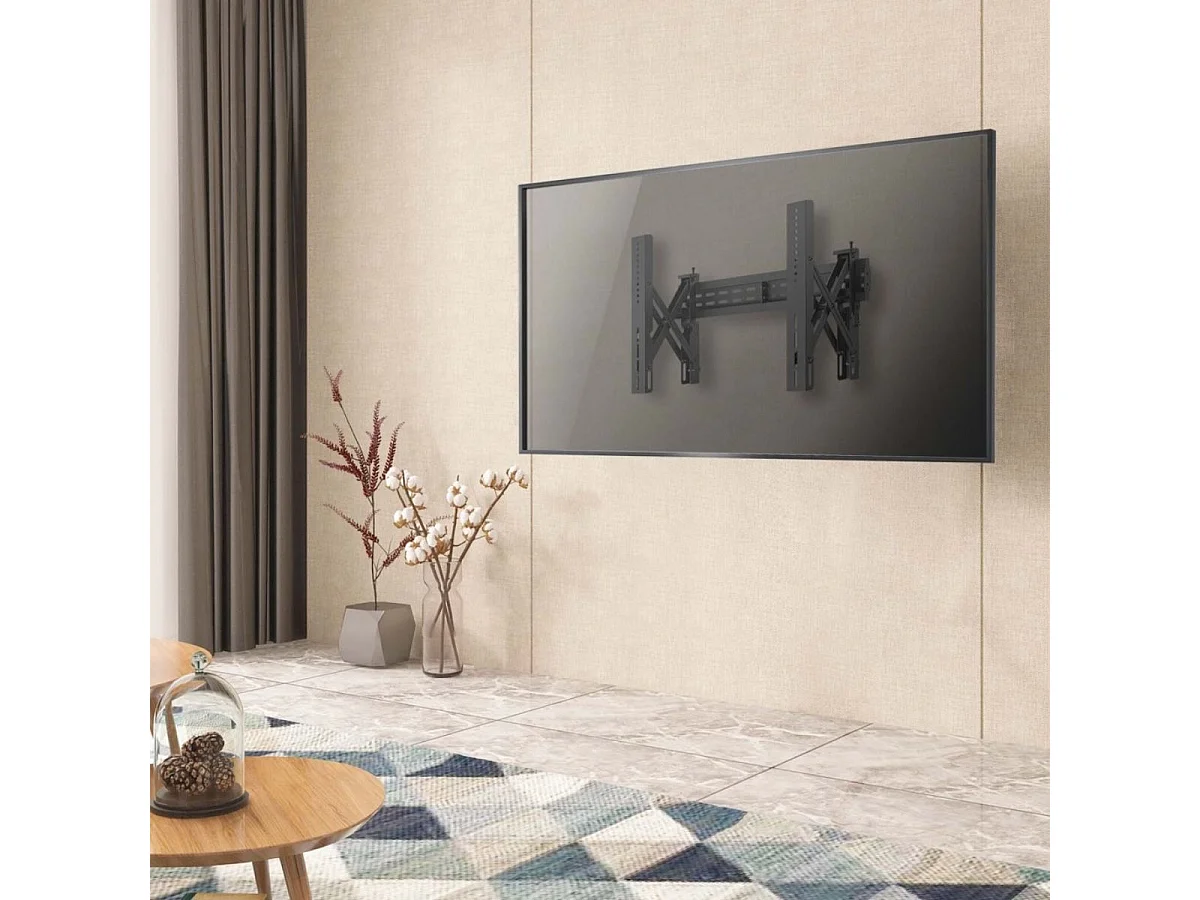 Soporte de TV fijo Aisens VW70LPOX-257 extensible 37''-70'' negro 800x400 mm