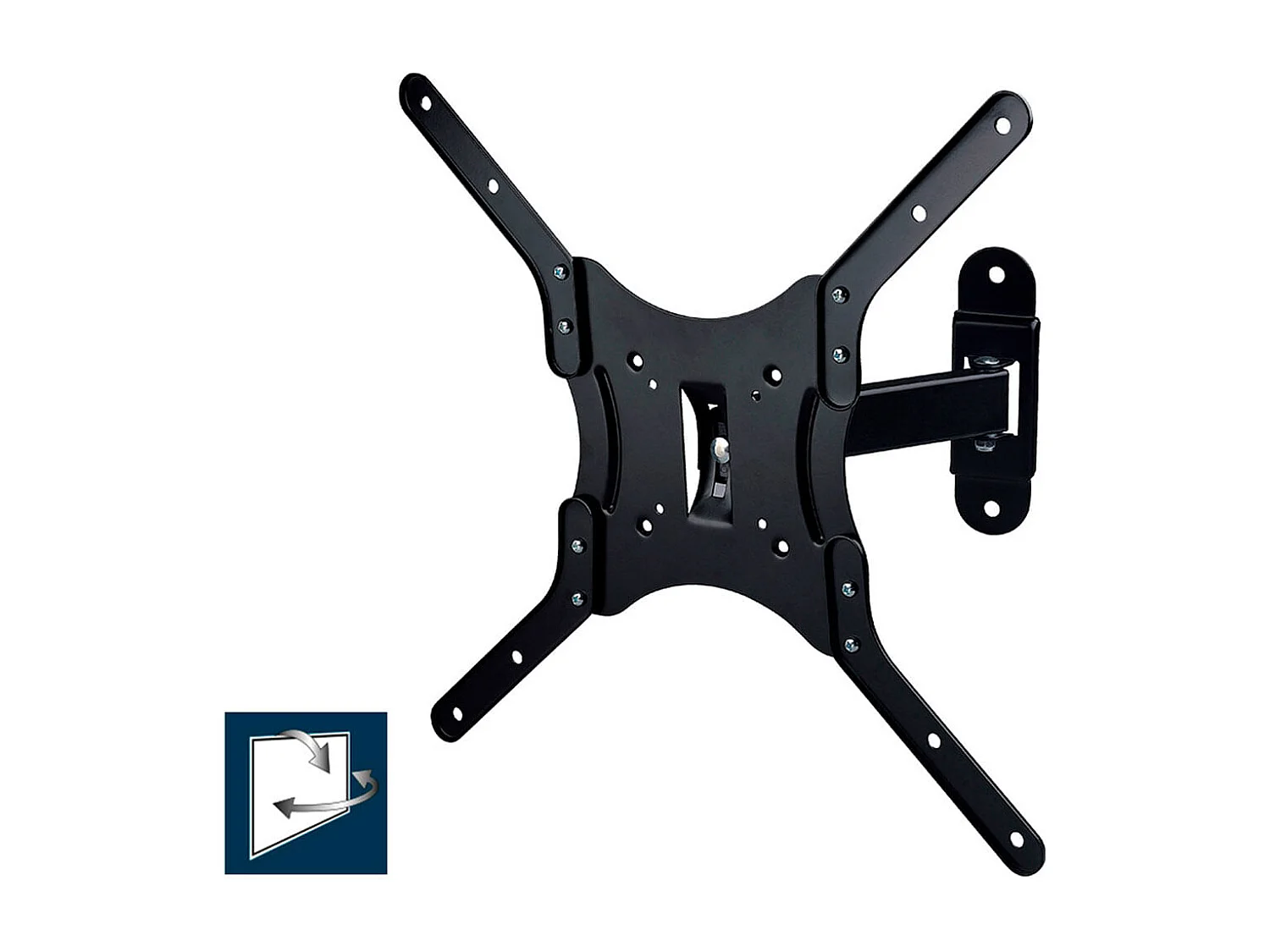 Soporte de TV EDM 13-47'' inclinable y pivotable negro