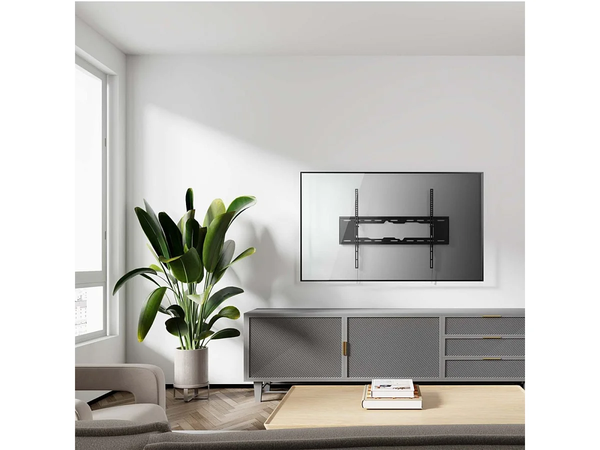 Soporte de TV Eco Aisens inclinable 55''-90'' negro