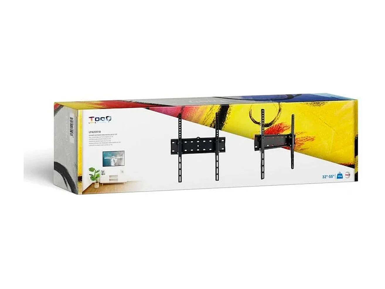 Soporte de TV fijo TooQ LP4255T-B 32''-55'' inclinable negro