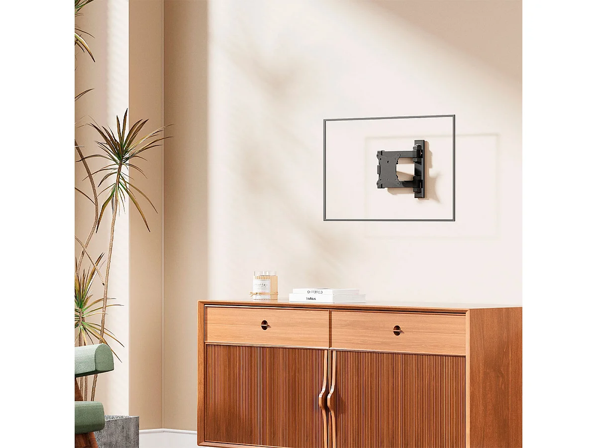 Soporte de TV Fonestar MOV-311BA 13''-42'' orientable e inclinable negro