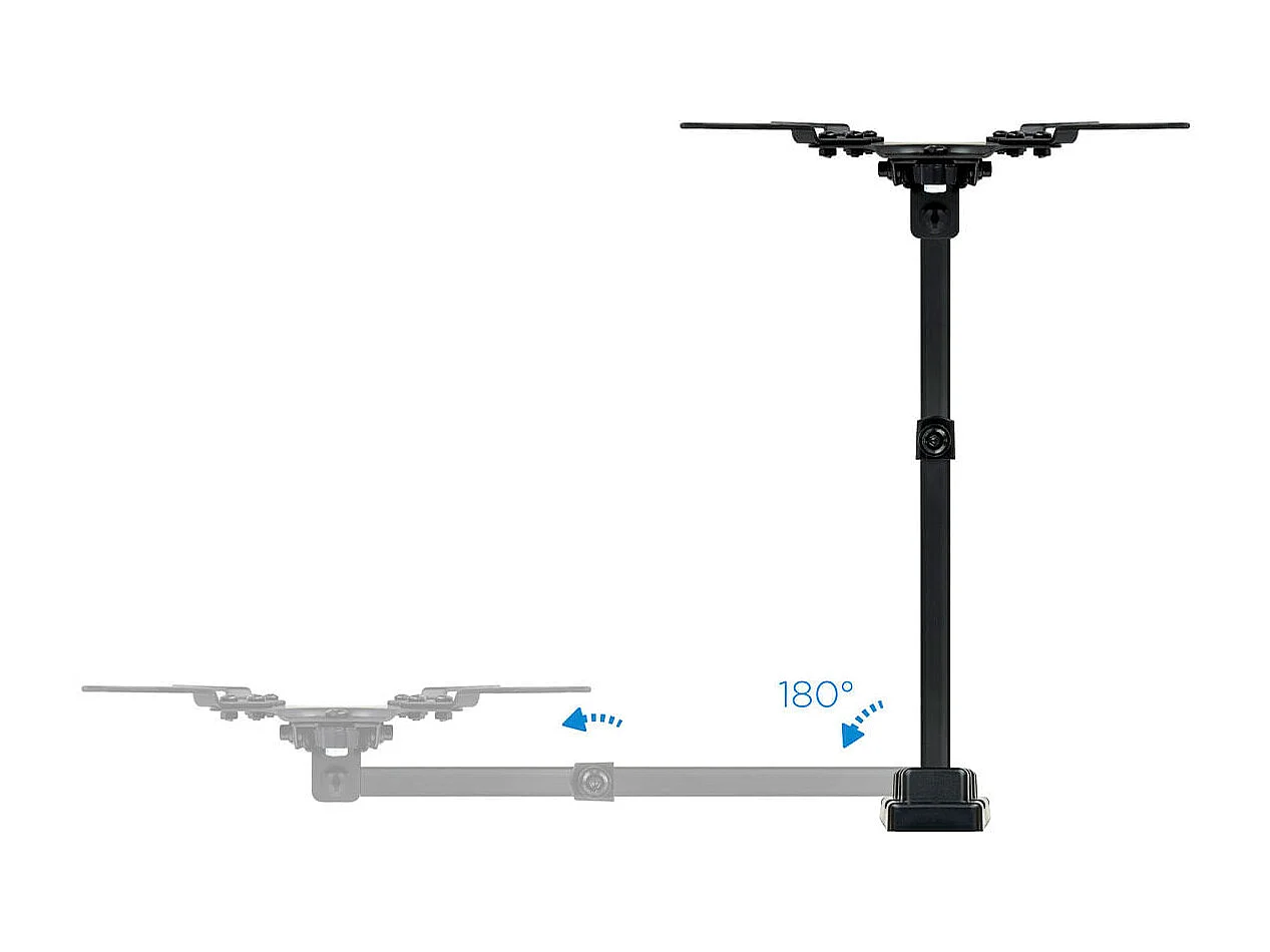 Soporte de TV TooQ LP2142TNL-B 13''-42'' inclinable y pivotable negro