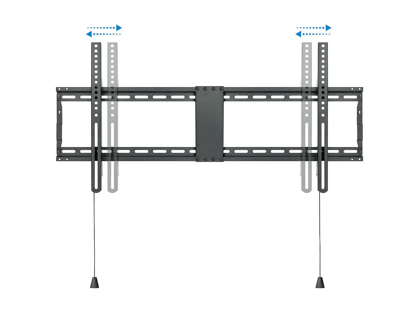Soporte de TV fijo TooQ LP4390F-B 43''-90''con nivel de burbuja negro