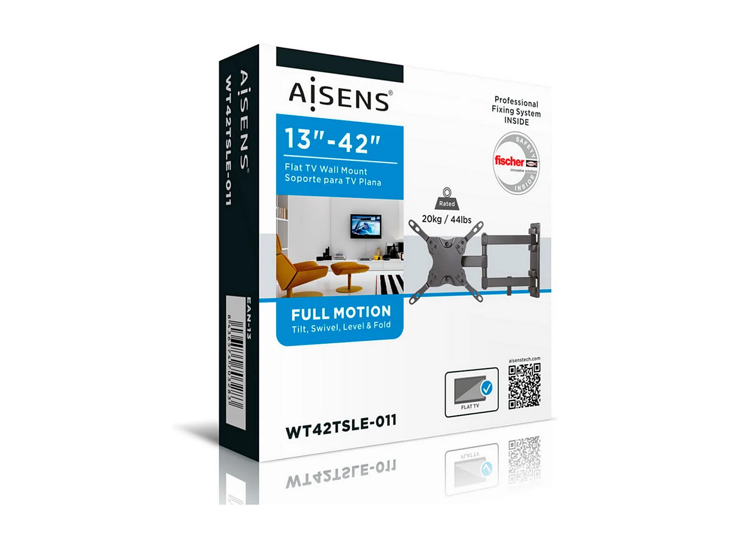 Soporte de TV Aisens WT42TSLE-011 13"-42" compatible con monitores negro