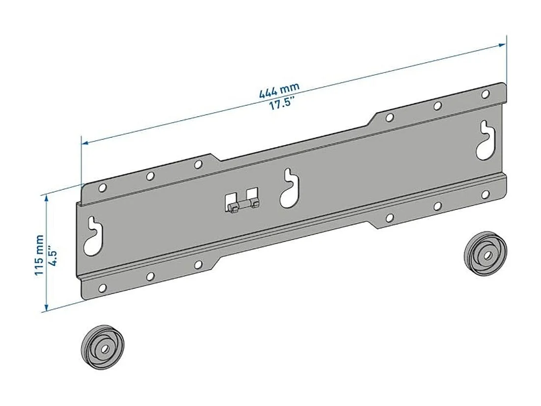 Soporte de TV fijo Meliconi ES400 para pantalla plana 40''-50'' negro