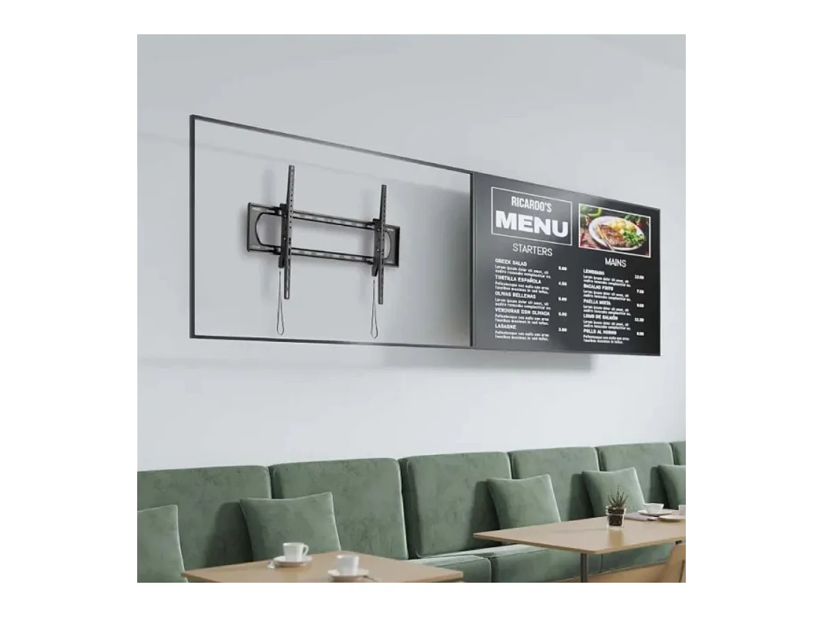 Soporte de TV Aisens WT120T-243 60''- 120'' inclinable de pared negro