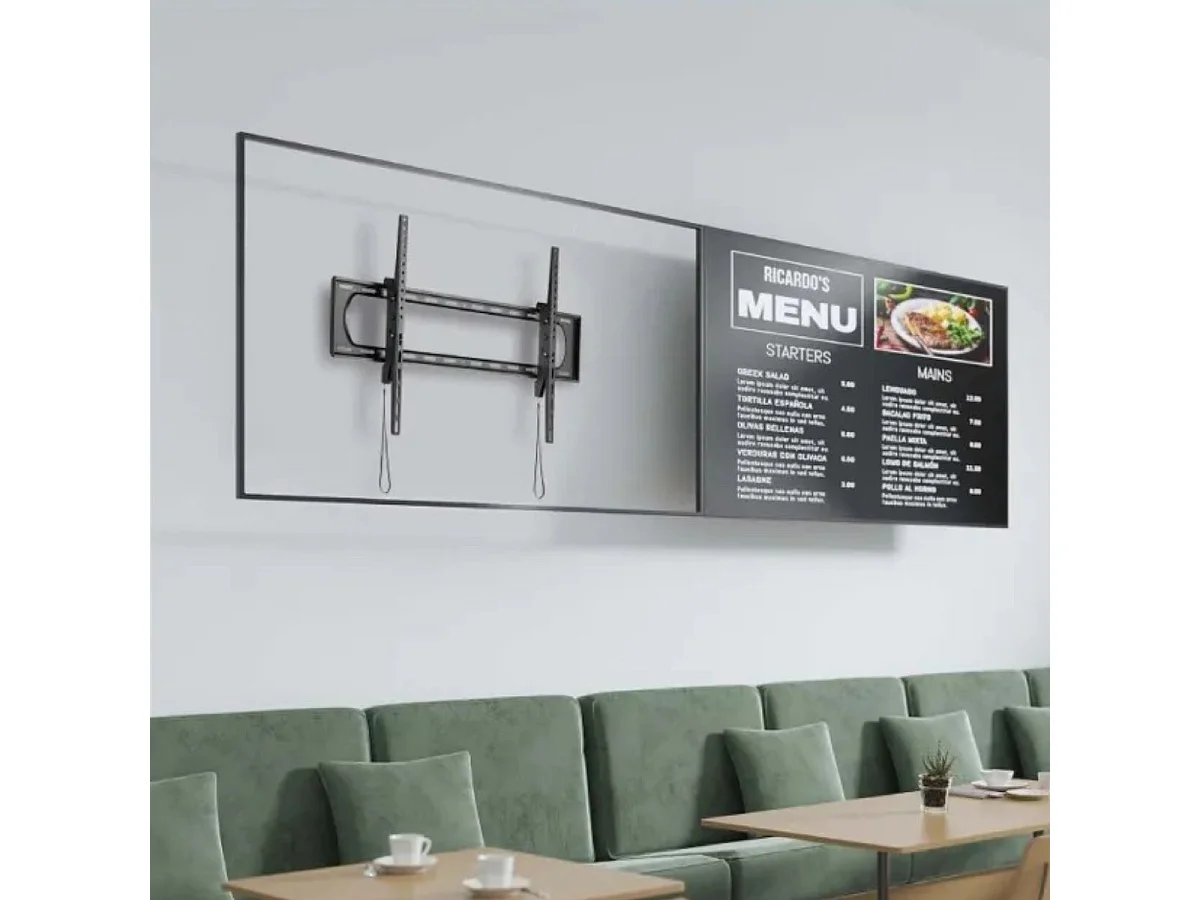 Soporte de TV Aisens WT120T-243 60''- 120'' inclinable de pared negro