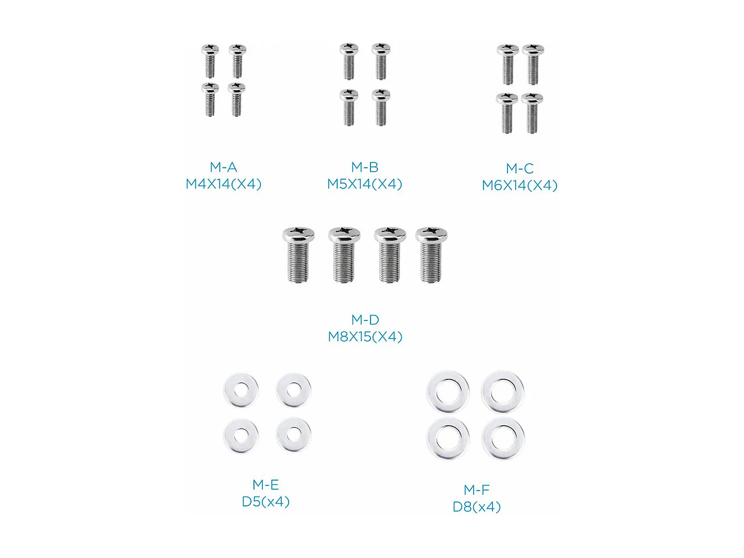 Soporte de TV fijo TooQ 23"-43" negro