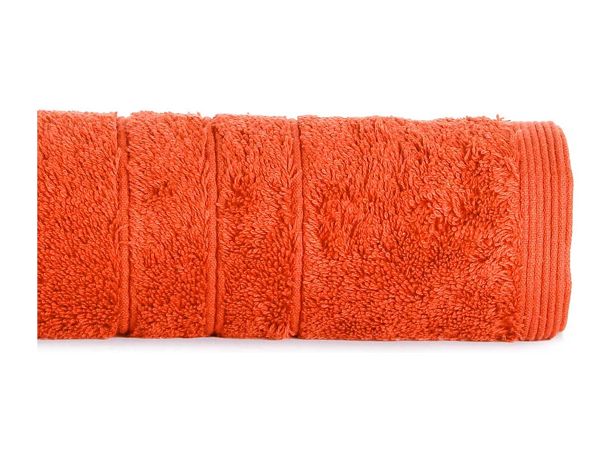 Toalla de baño Ihome Omega mandarina 30x50 cm