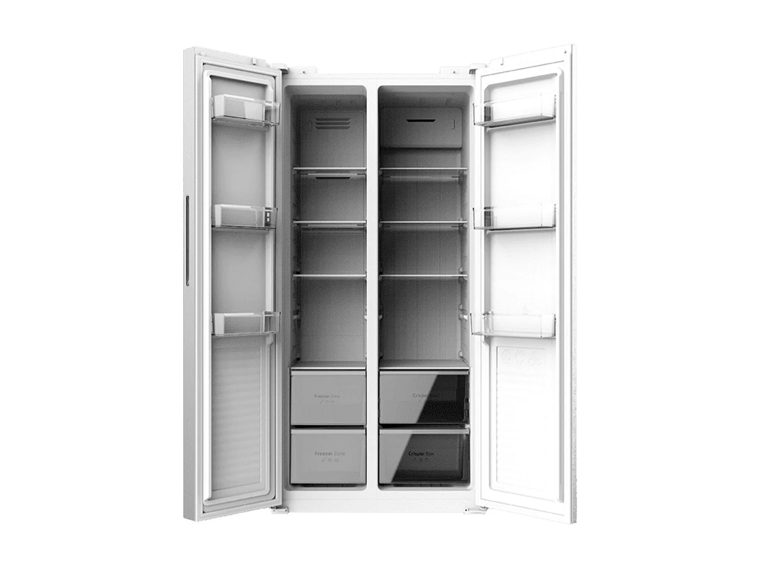 Frigorífico americano Cecotec Bolero CoolMarket SBS 430 E Total No Frost 430L E inox 176,3 cm