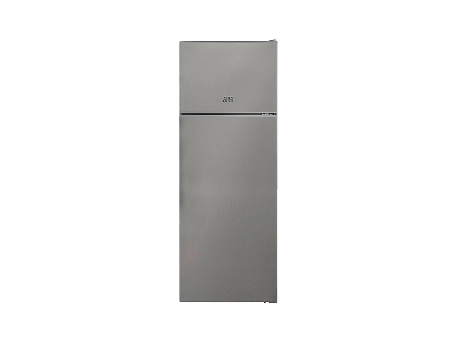 Frigorífico de 2 puertas New Pol NWFR144X Less Frost 213L E inox 145 cm
