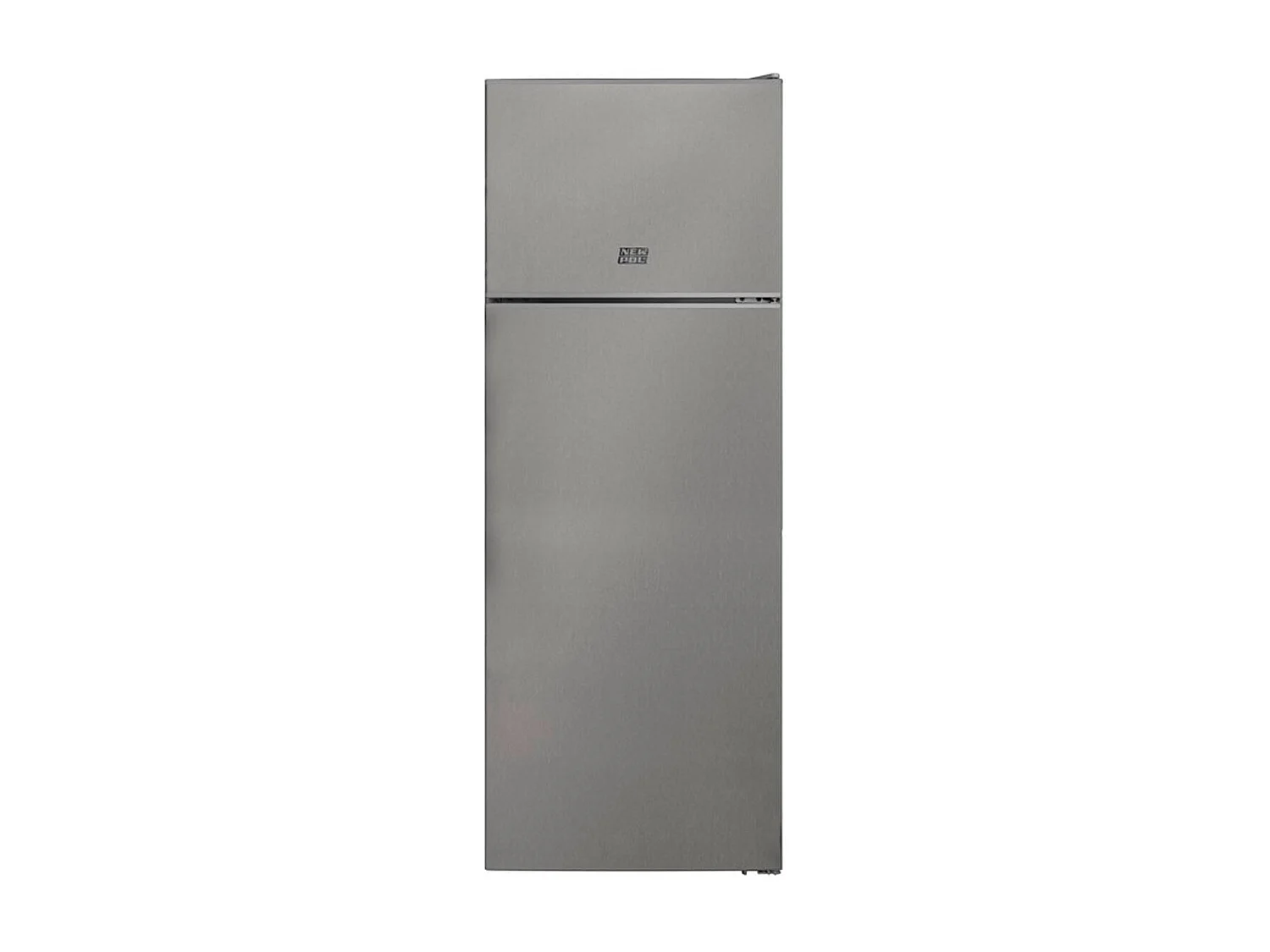 Frigorífico de 2 puertas New Pol NWFR144X Less Frost 213L E inox 145 cm