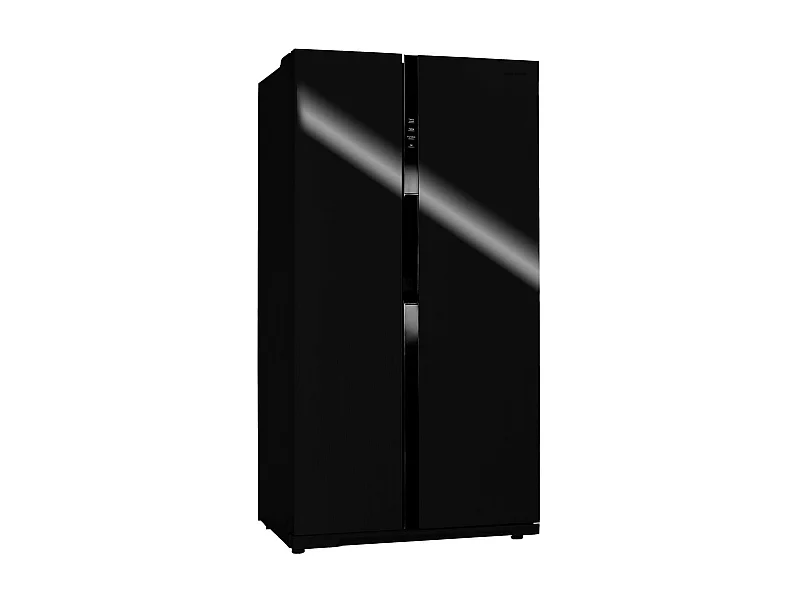 Frigorífico americano Infiniton SBS-719 BGA Total No Frost 550L E cristal negro 177 cm