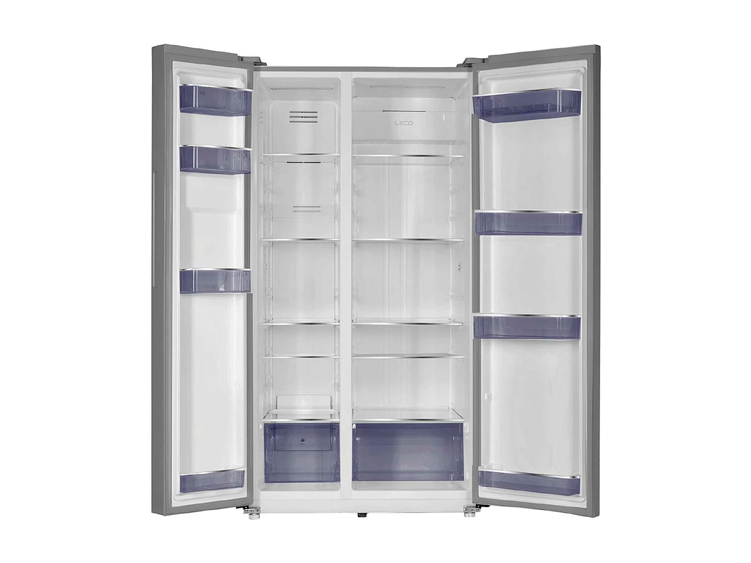 Frigorífico americano Infiniton SBS-719 BGA Total No Frost 550L E cristal negro 177 cm