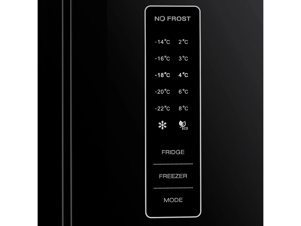 Frigorífico americano Svan S418800ENF 362L No Frost 4 puertas E negro 180 cm