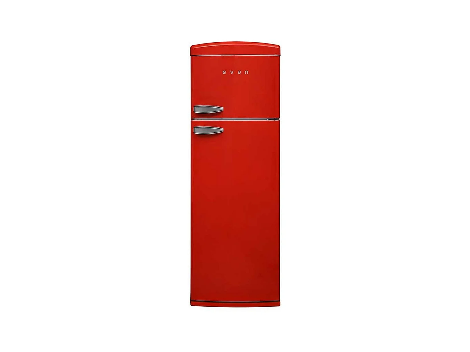 Frigorífico 2 puertas Svan SVRR1751 cíclico 40dB 242L F rojo 179x60,5x70,1 cm