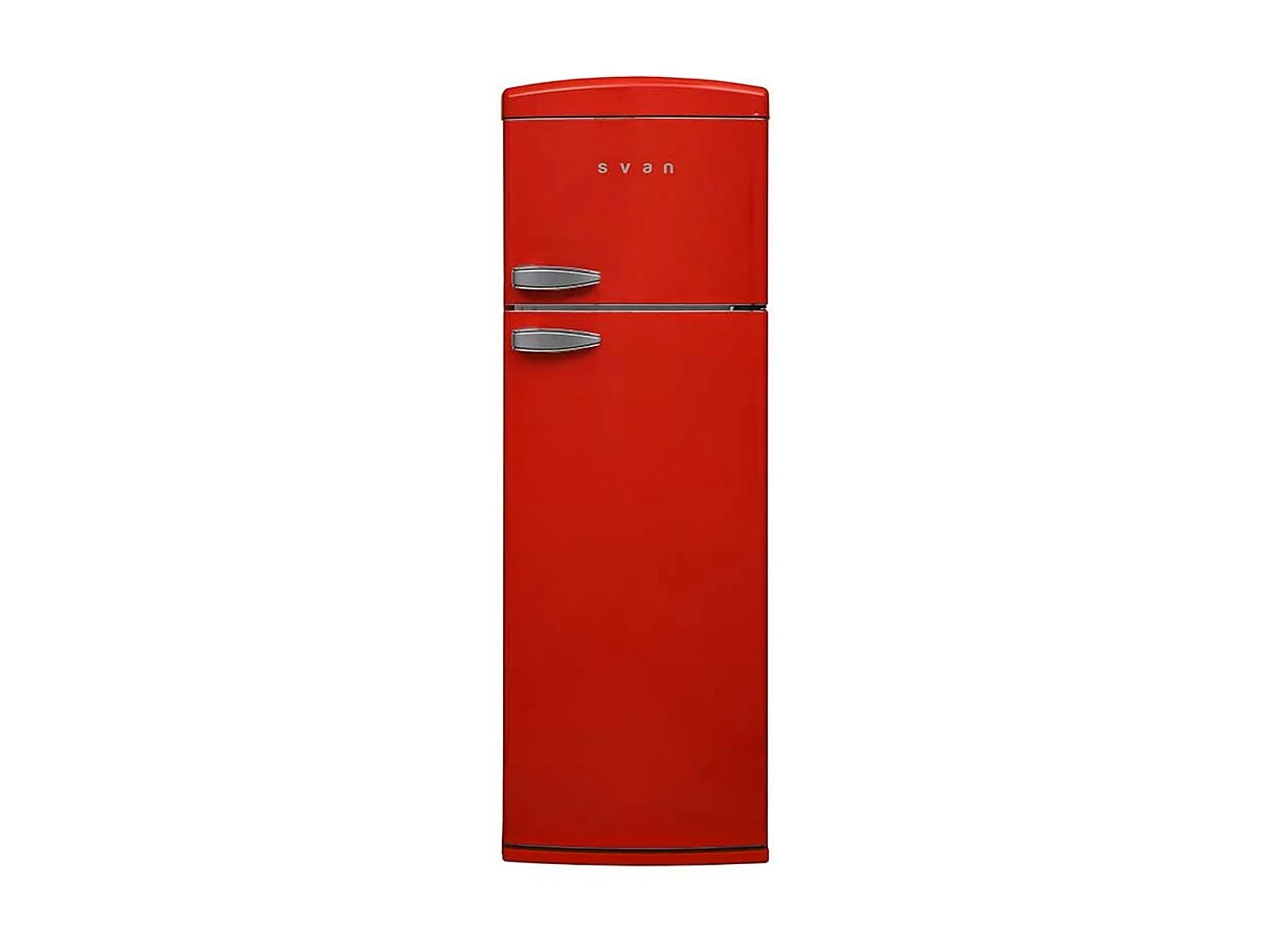 Frigorífico 2 puertas Svan SVRR1751 cíclico 40dB 242L F rojo 179x60,5x70,1 cm