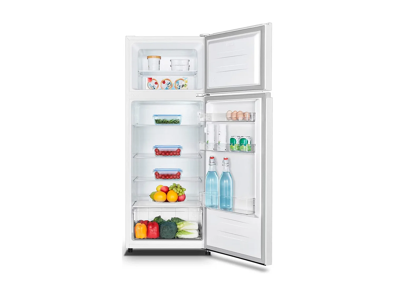 Frigorífico de 2 puertas Hisense RT267D4AWE Cycle Defrost 206L E blanco 143,4 cm