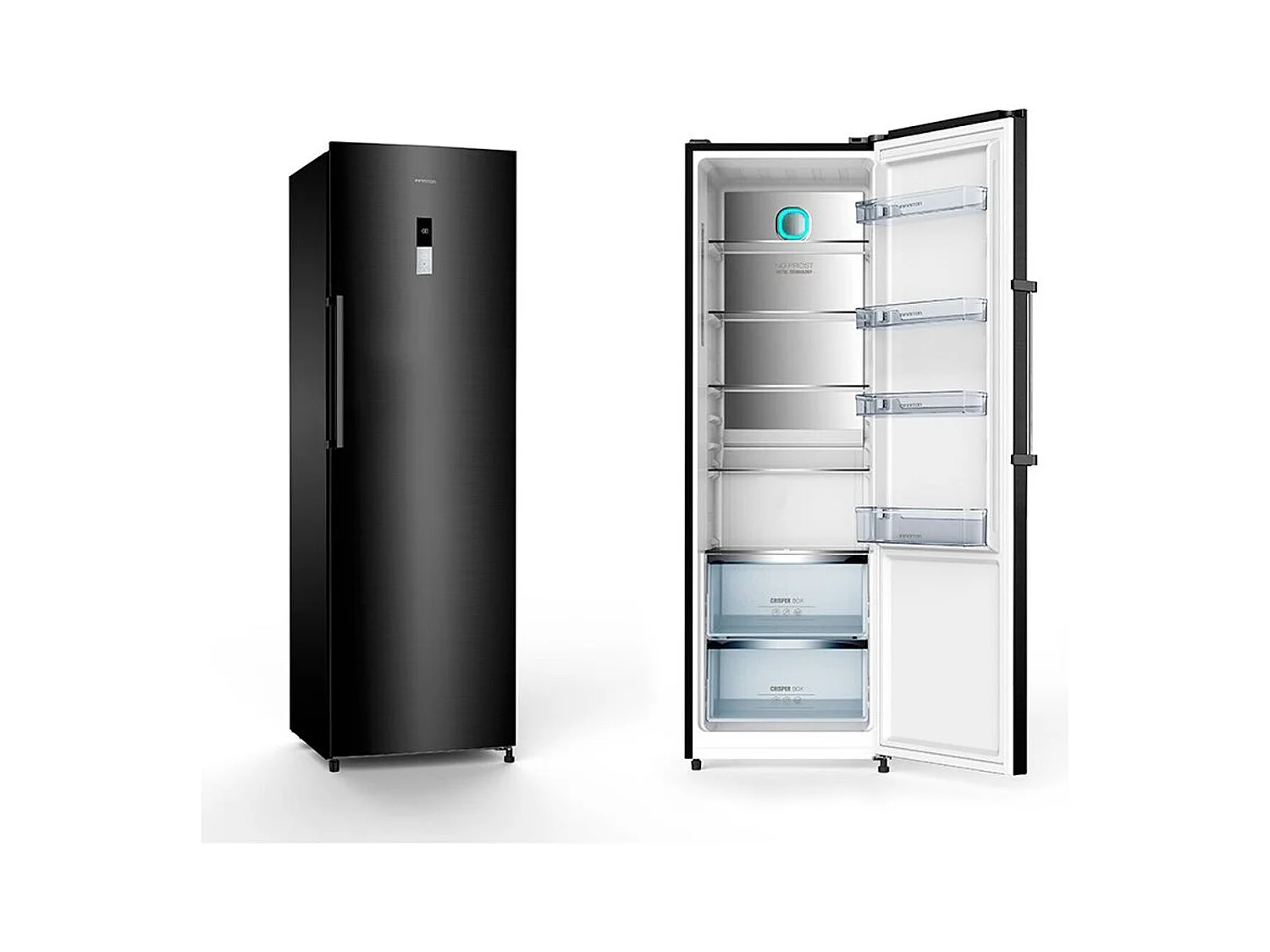 Frigorífico 1 puerta Infiniton CL-18BSTL No Frost 375L E negro 185 cm