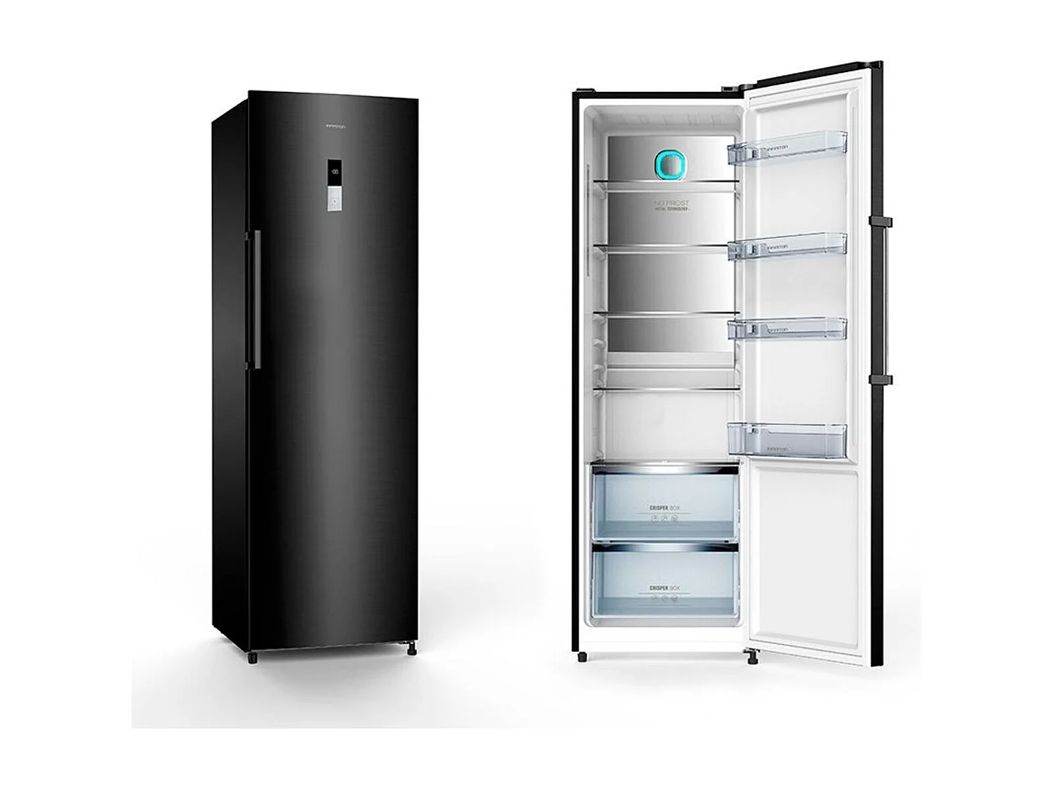 Frigorífico 1 puerta Infiniton CL-18BSTL No Frost 375L E negro 185 cm