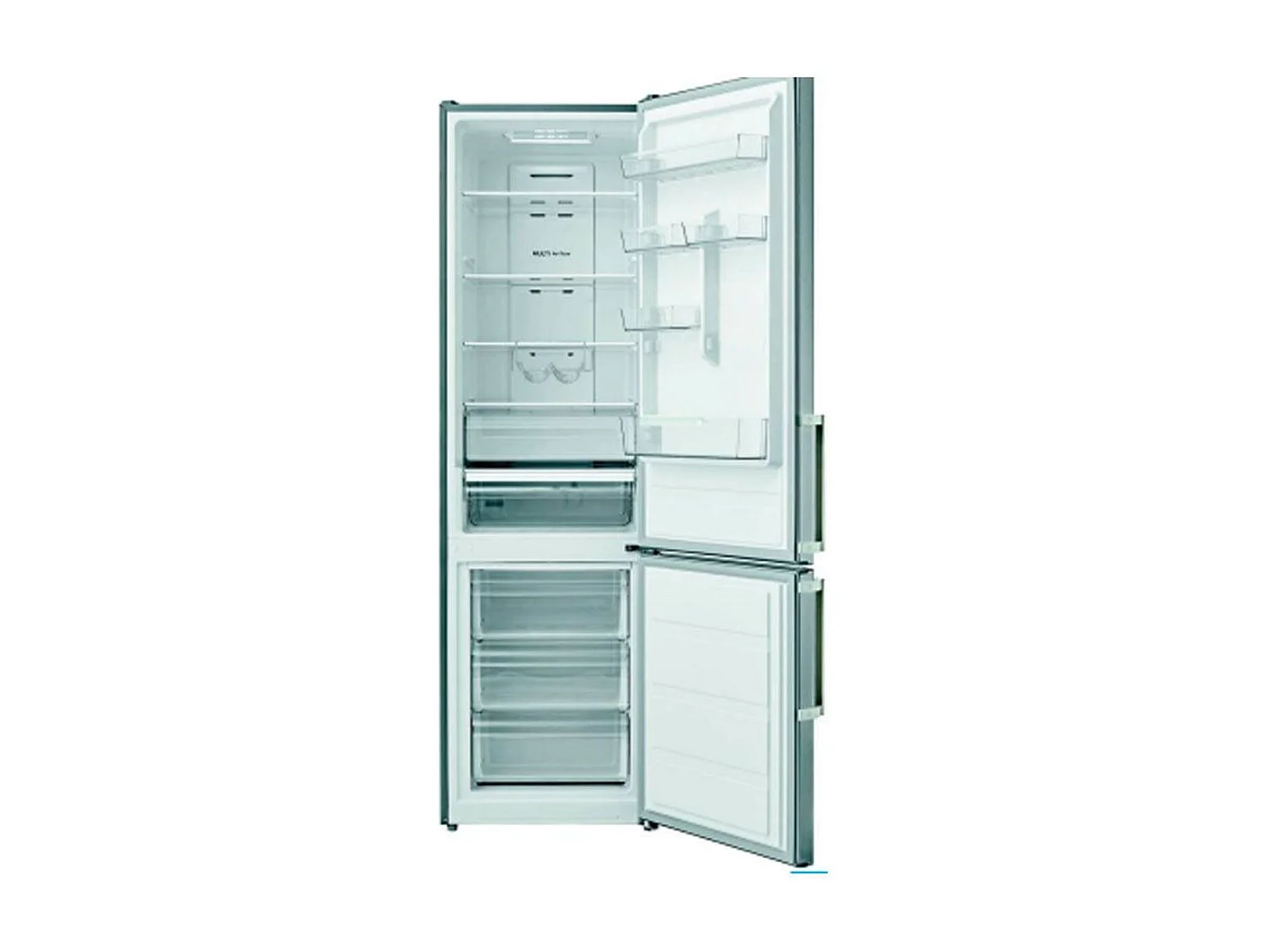 Frigorífico combi Edesa EFC2032NFEXA Total No Frost 330L E inox 201 cm
