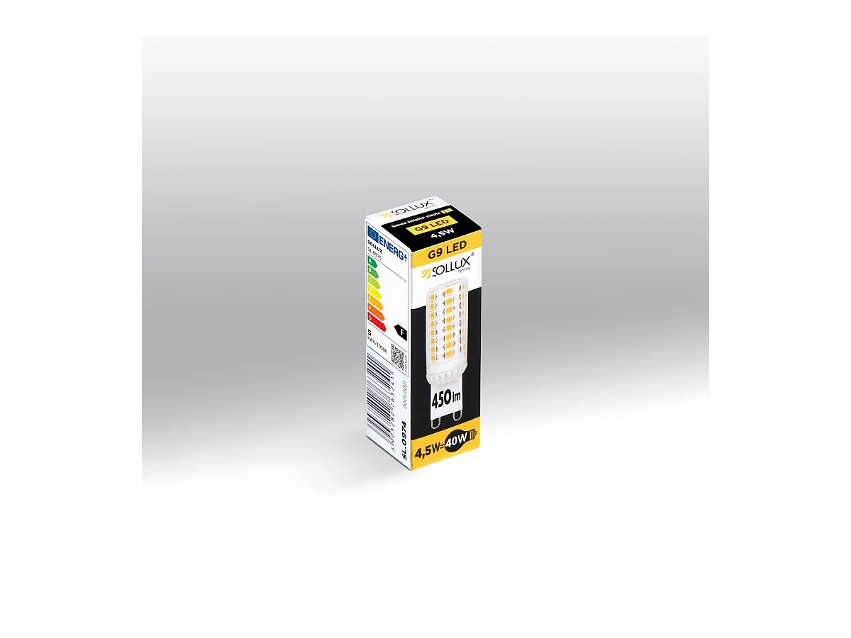 Ampoule LED G9 3000K 4,5W 450lm