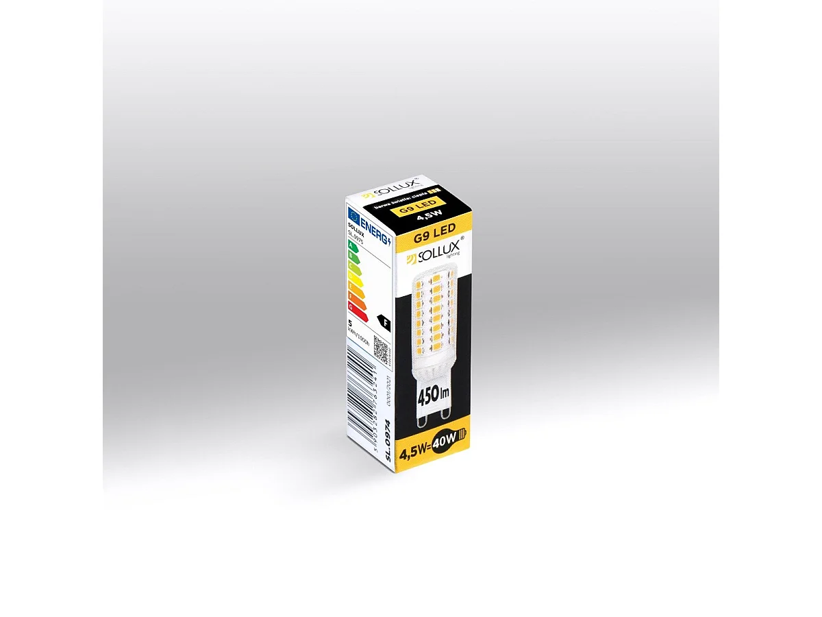 Ampoule LED G9 3000K 4,5W 450lm
