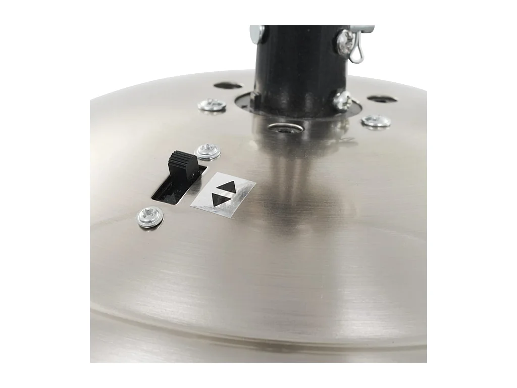 Dekorativer Deckenventilator mit Leuchtmittel 128 cm Weiß