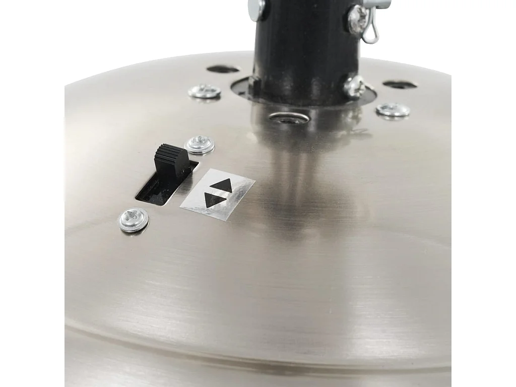 Ventilateur de plafond orné avec lampe 128 cm Blanc