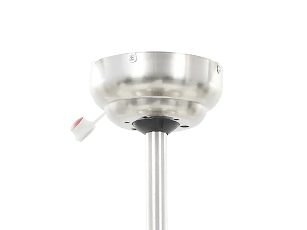 Plafondventilator met lamp 128 cm wit