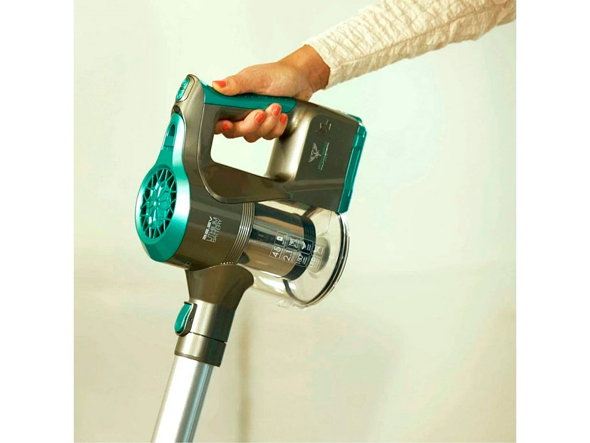 Aspirador vertical Bolero Thunderbird 22.2V Bastilipo 120W 8kPa 2 en 1 negro/azul