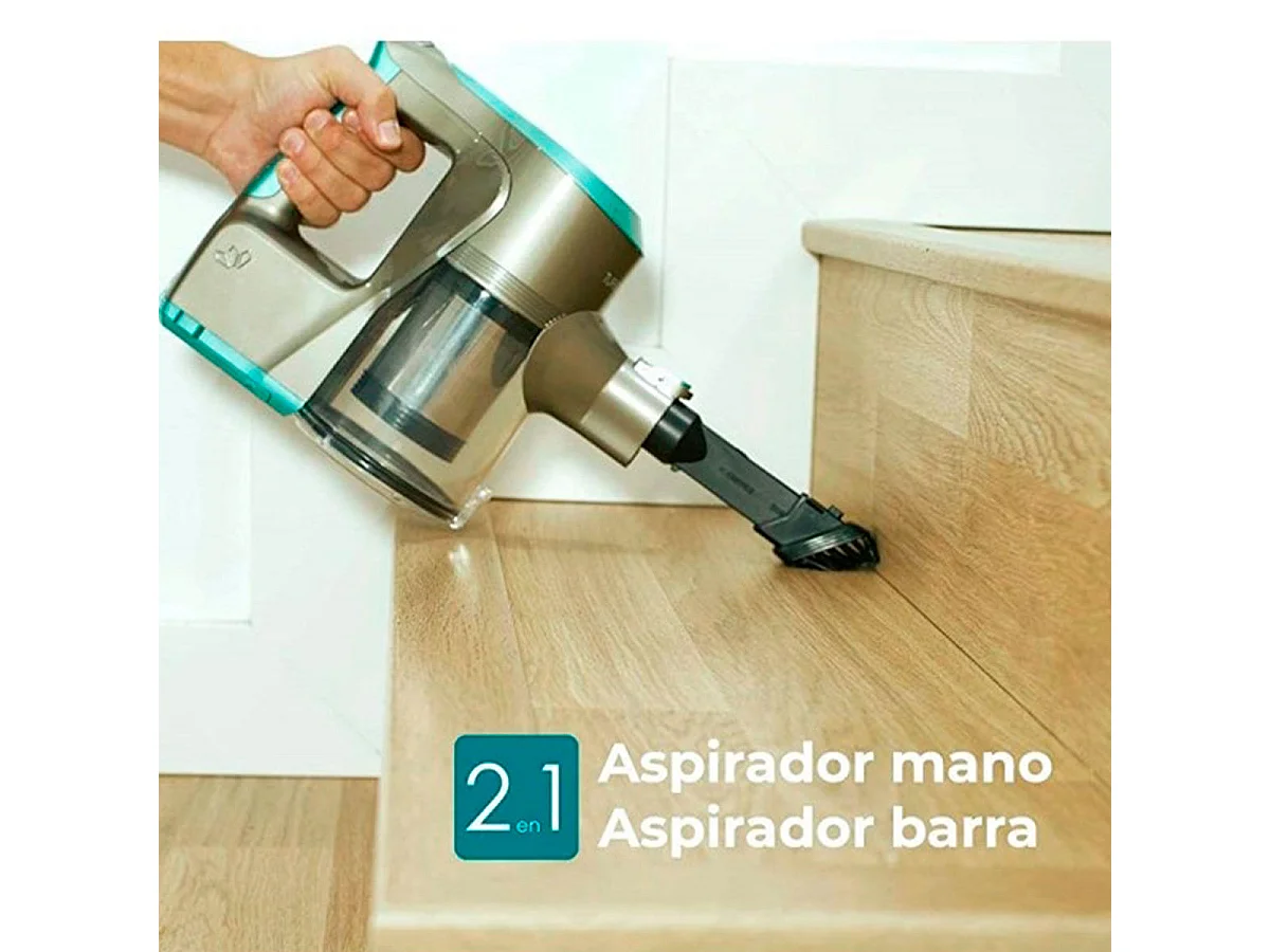 Aspirador vertical Bolero Thunderbird 22.2V Bastilipo 120W 8kPa 2 en 1 negro/azul