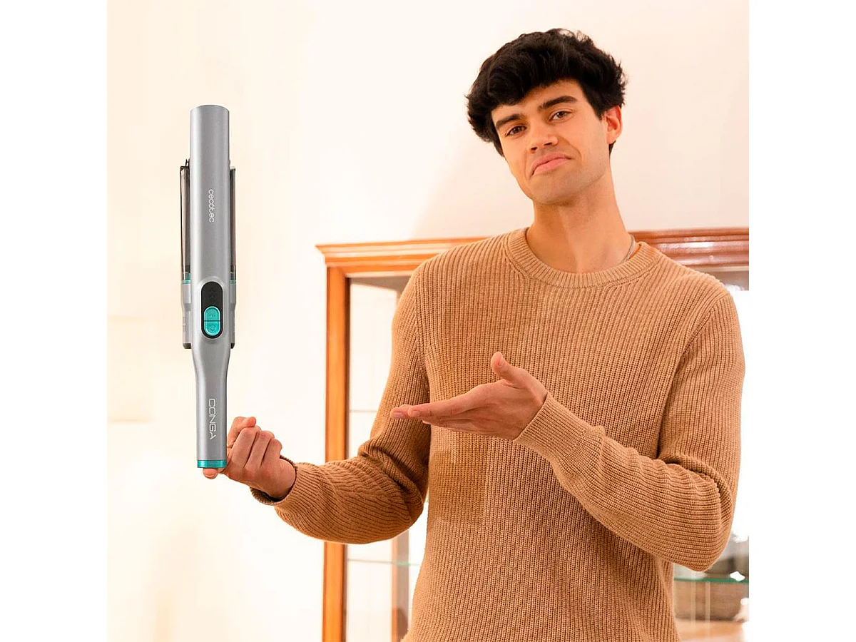 Aspirador vertical Cecotec Scoba 2100 Twice 2 en 1 210W 20kPa con accesorios negro