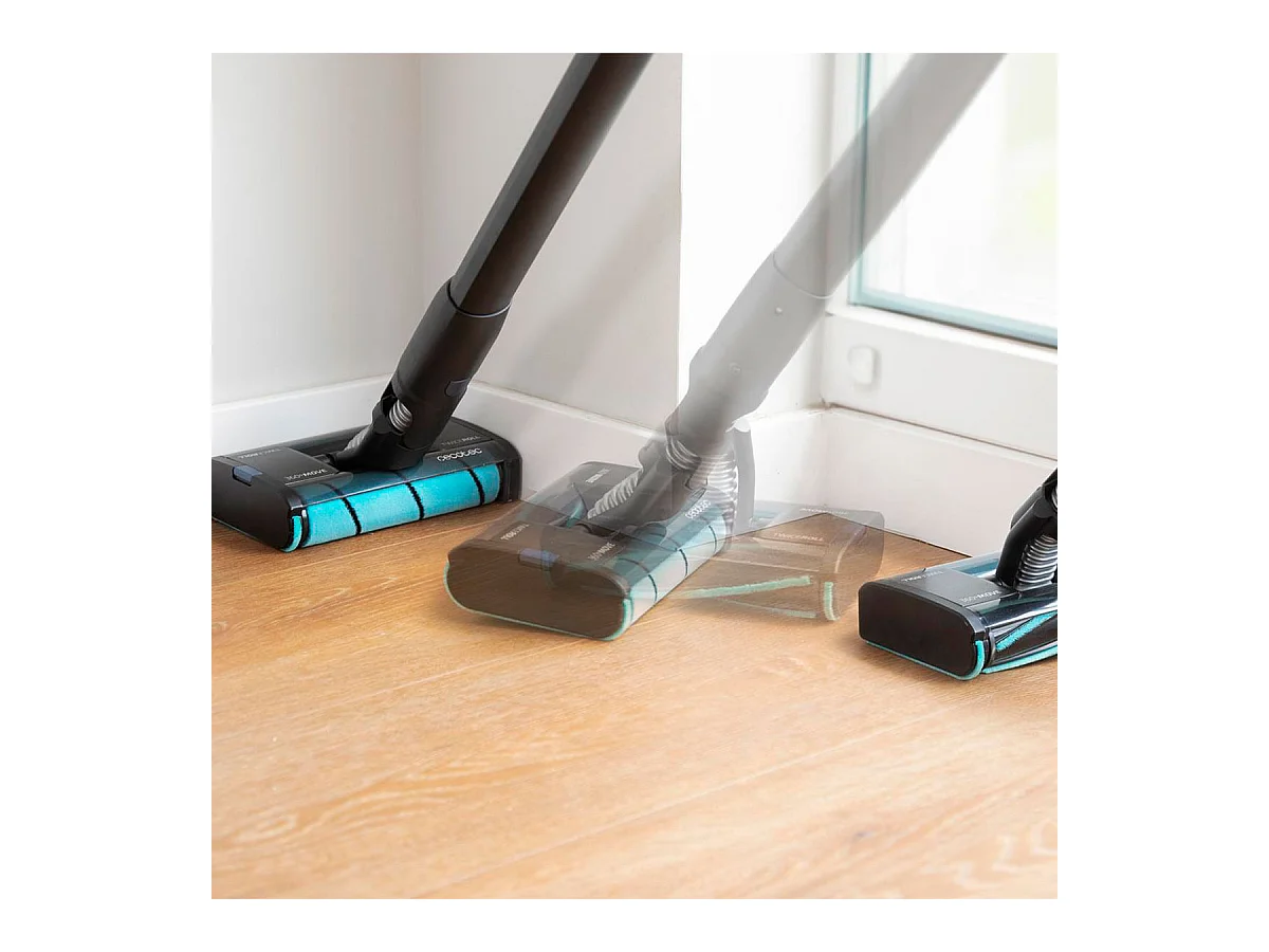 Aspirador vertical Cecotec Scoba 2100 Twice Animal 2 en 1 215W 20kPa especial animales negro