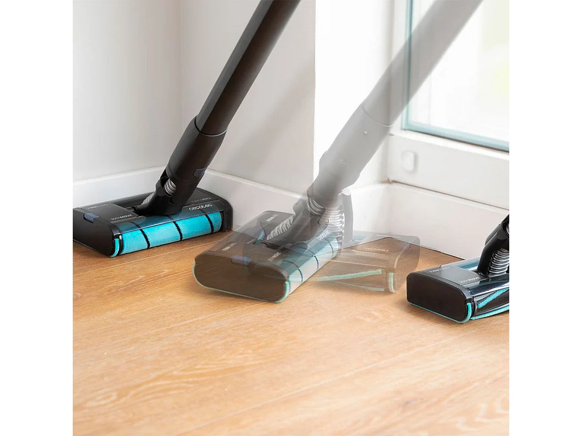 Aspirador vertical Cecotec Scoba 2100 Twice Animal 2 en 1 215W 20kPa especial animales negro
