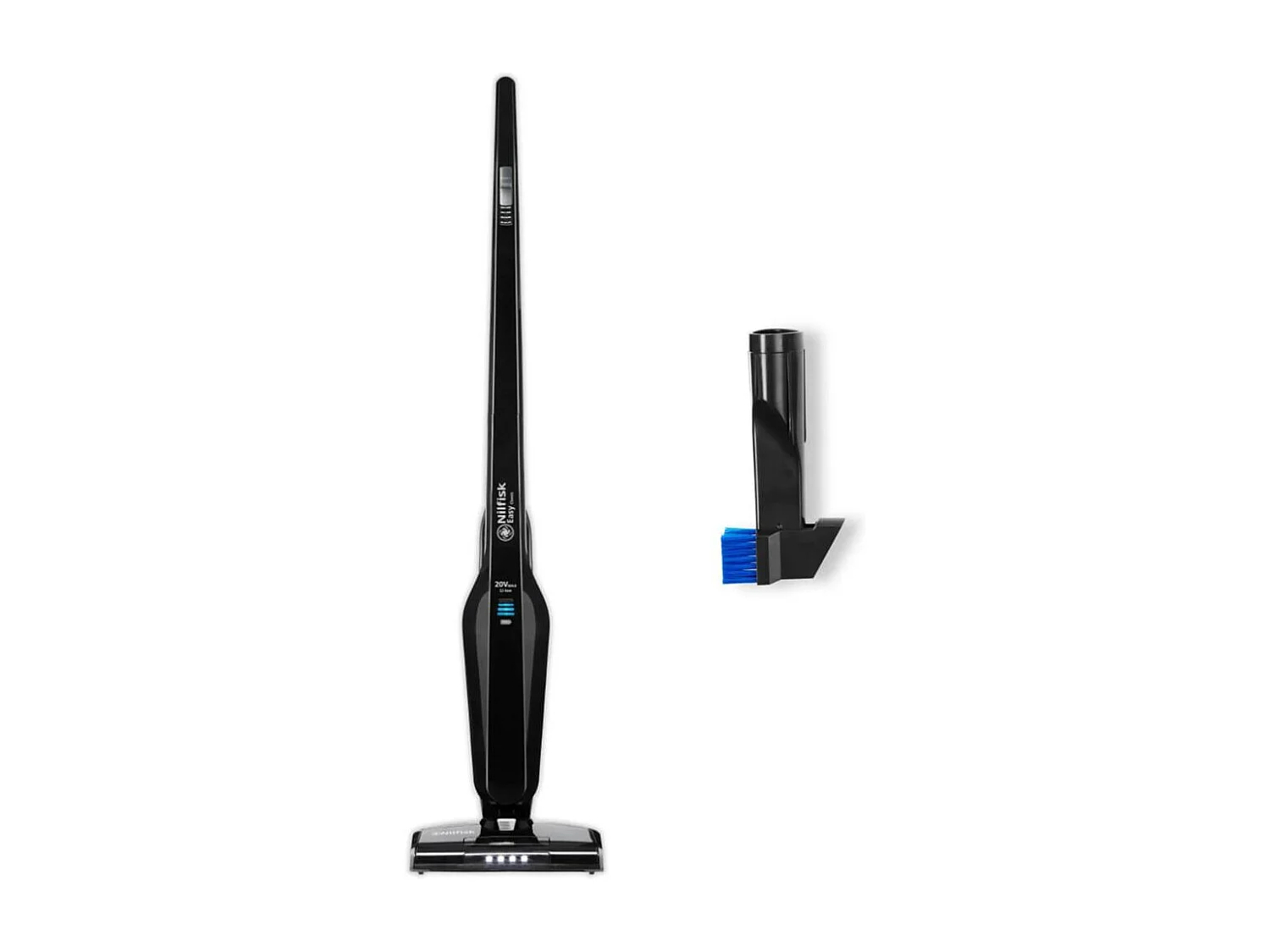 Aspirador vertical Nilfisk Easy 170W 2 en 1 inalámbrica negro