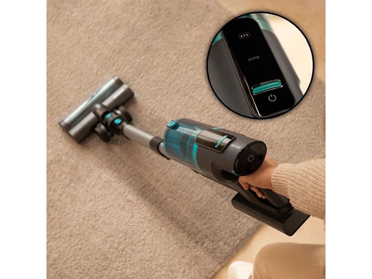 Aspirador vertical Cecotec Conga Rockstar 10000 Nebula Station 3 en 1 450W 30 kPa negro