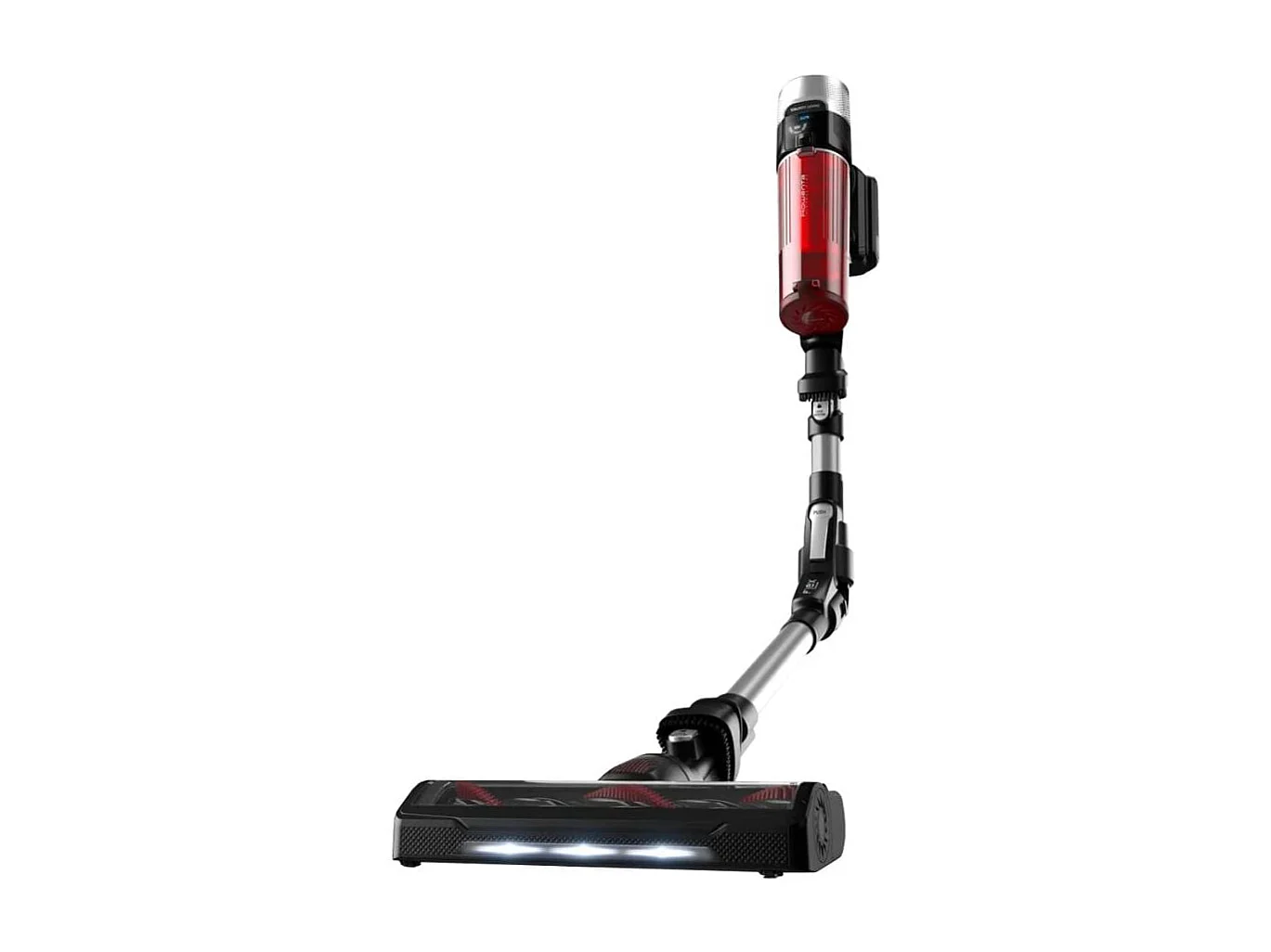 Rowenta RH2077 Aspirateur-balai 2 en 1 Batterie Sec Sans sac 0,4 L 250 W Noir, Rouge