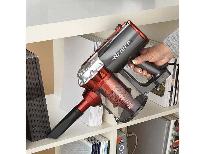 Aspirador vertical Ariete Evo 2761 600W 0,5L con cable rojo