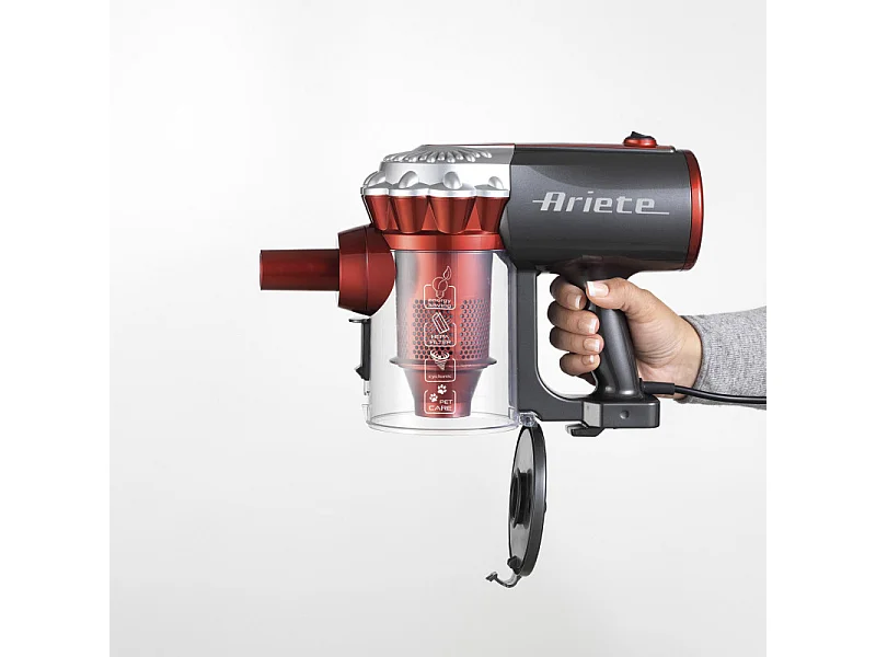 Aspirador vertical Ariete Evo 2761 600W 0,5L con cable rojo