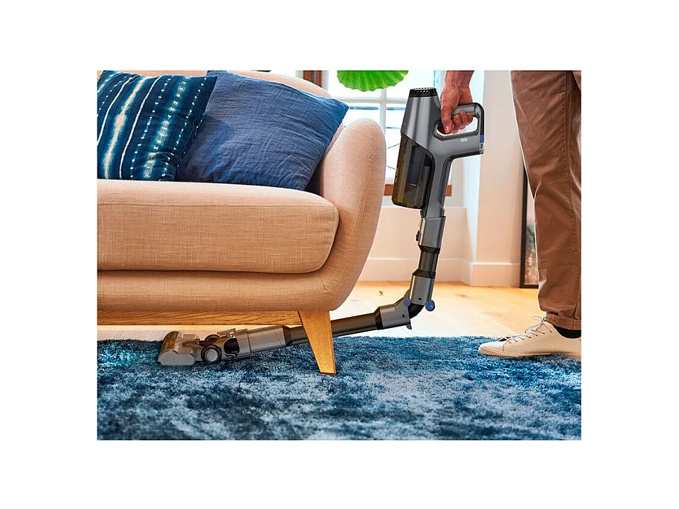 Aspirador vertical Rowenta X-Pert 3.60 Flex Animal 3 en 1 22V gris oscuro 110x21,5 cm