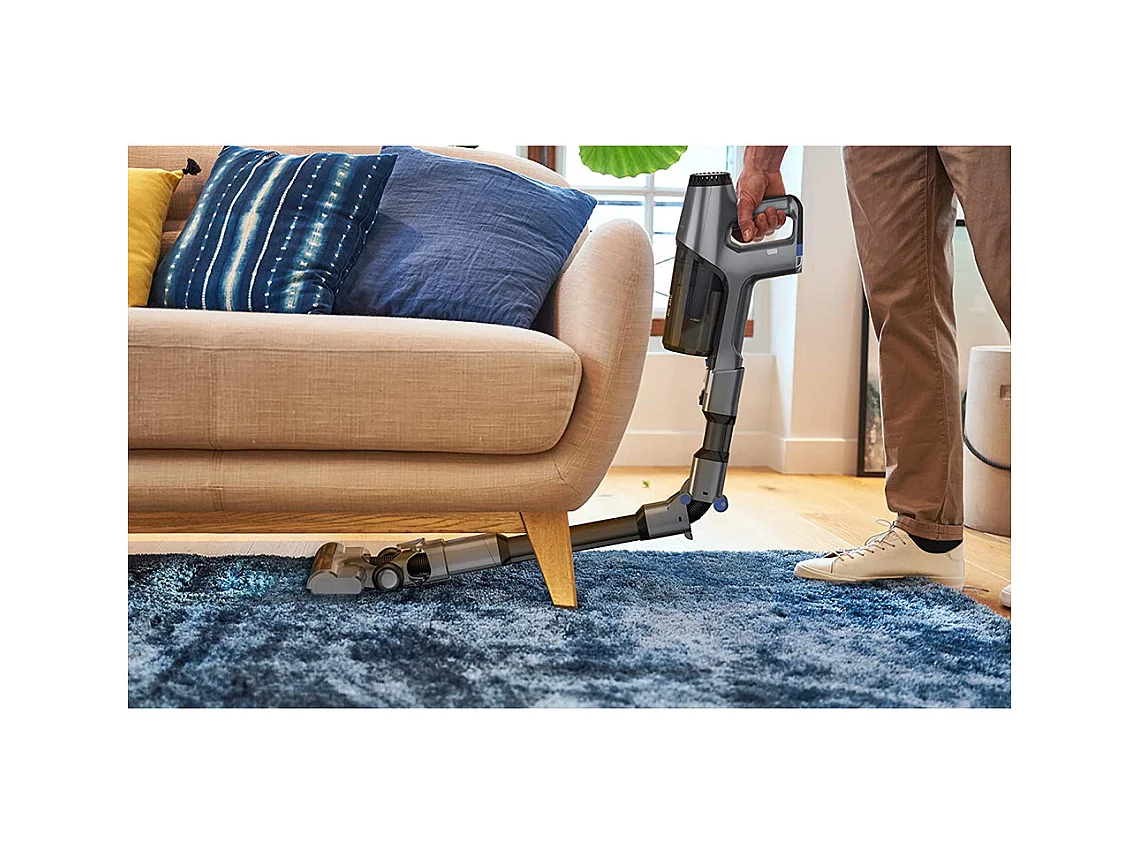 Aspirador vertical Rowenta X-Pert 3.60 Flex Animal 3 en 1 22V gris oscuro 110x21,5 cm