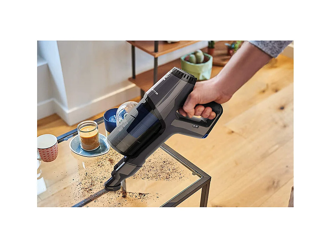 Aspirador vertical Rowenta X-Pert 3.60 Flex Animal 3 en 1 22V gris oscuro 110x21,5 cm