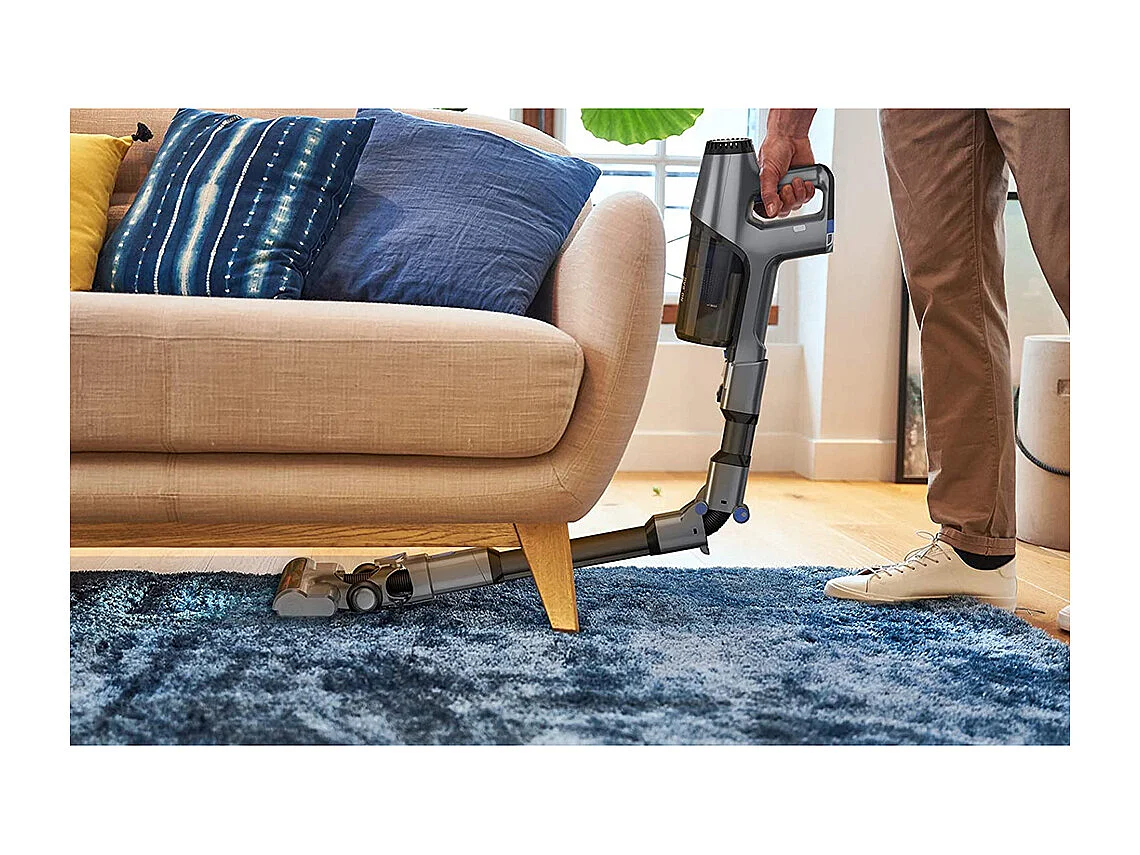 Aspirador vertical Rowenta X-Pert 3.60 Flex Animal 3 en 1 22V gris oscuro 110x21,5 cm