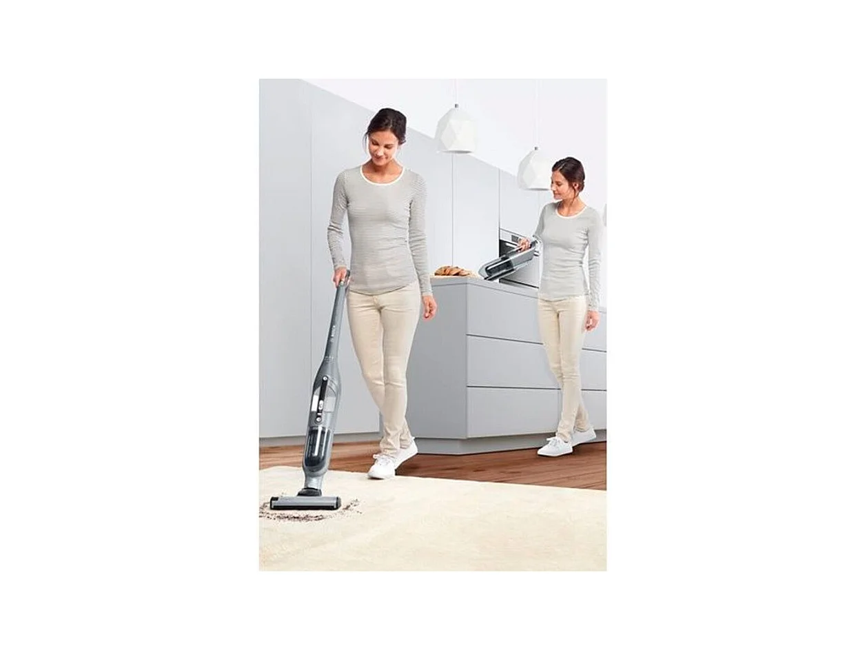 Aspirador vertical Bosch BCH3P210 2 en 1 sin cables 0,4L gris