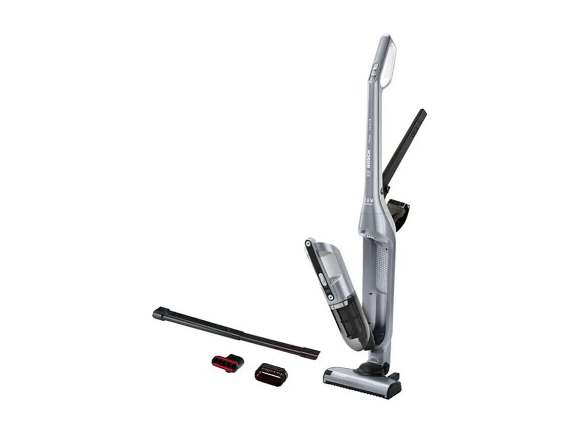 Bosch BCH3P210 aspirateur balai et balai électrique Sans sac 0,4 L Noir, Gris